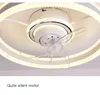 Ventilateurs de plafond à profil bas avec télécommande lumineuse pour ventilateur de chambre à coucher de cuisine 20 pouces 220V 110V