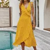 Temmuz Şarkı Kadınlar İçin Yaz Elbisesi Yeni Oneepiece Parti Maxi Elbiseler Seksi Ruffed Boyun Gevşek Uzun Vestidos Boho Plaj Elbiseleri T200603