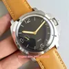 XF 제조업체 슈퍼 품질 시계 47mm 1950 PAM127 PAM00127 SAPPHIRE TRENSPARENT CAL.6497 움직임 기계식 핸드 윈딩 남성 감시 남성 손목 시계