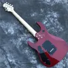 透明な赤い音楽男JP6エレキギタートップクオリティJohn Petrucci Signature MusicMan 6文字列カスタムGuitarra Bolt