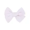 Pince à cheveux Bowknot de couleur unie de 3.8 pouces pour les filles mignon à la main Hairgrip chapeaux enfants accessoires de cheveux