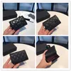 -Mirror Hot 판매 최고 품질의 Genuinel Leather Bag Luxurys Designers Women Wallets Classic Womens Wallet Box Mens Purses 신용 카드 홀더 여권