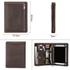 Fodral Lämplig för Apple iPad Pro Skyddskåpa Läder all-inclusive Multi-Function Storage Lämplig till 9,7 "/ 10.5" / 11 "Tablet Pen Slot Zipper Flat Leather Fodral