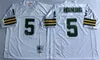 Koszulki piłkarskie Football 75th Vintage 4 Brett Favre Jersey 15 Bart Starr 66 Ray Nitschke 92 Reggie White 5