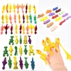 TPR Dinosaur Ejection Decompression Toy Vent Simulation Animal Finger Dart Kids Gifts Wholesale