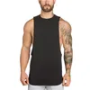 Męskie bawełniane topy zbiornikowe kamizelka Tshirt Thirt krótkie koszulka fitness Slim Patchwork T-shirt męskie koszulki letnie moda swobodna odzież W220426