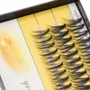 Valse Wimpers Avondmaal 10D/20D/30D Wimpers Cluster Wimperverlenging Natuurlijk Zwart 3D Volume Effect Faux Bunche Individuele Make-up CiliasFalse