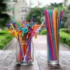 ecofriendly 1000 pcs يمكن التخلص منها للفن القش شرب عصير فاكهة الكوكات الإبداعية Straws القش البيئي حماية البلاستيك par3994161