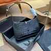 Shoulder Bags Classic Women's Alligator Pattern Shoulder Bags Zipper Handbag Luxury Fashion Leisure Solid Color Handbag Designer Women Axillary Package Handbags