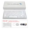 Механическая клавиатура Gakset Flick Edition Gateron Axis SK84 игровой клавиатуры для настольного планшета ноутбук EPACKET258E