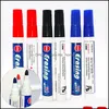 Markers Black Red Blue Erasable Whiteboard Pennor Office School Point 0.1 I DHXHF