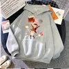 Erkek Hoodies Sweatshirts Oyunu Genshin Etki Unisex Anime Kazak Erkek Kadınlar Lu Duc ve Klee Grafik Baskı Sweatshirt Giysileri Gençlik İçin