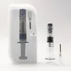 Injecteurs de seringue en verre 1 ml Lock Luer avec une marque de mesure remplissage d'huile épais rangement Boîtes cadeaux de tube vide Emballage E Cigs Vape Vaporizers