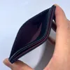 حامل بطاقة الائتمان المصنوعة من الجلد الأصلي مصمم جودة مصمم مصرفي ميني CASE Black Slim Wallet Women Coin Sell Sell Limited Q289M