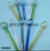 Oil Burner Pipe dab straw smoking accessories Colorful 6 Inch 4inches Length Clear Pink Blue Green Glass Burning water pipes