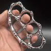 Cobre metal edc manga anillo de accesorio artes marciales de cuatro dedos puño tigre puso mano defensiva 89kx