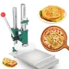 Máquina de prensa de massa de pizza manual de achatamento pressiona massa roller sheeter pressioning máquinas de pastelaria