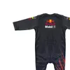 Sezon F1 Kırmızı Tulum Şampiyonası Takım Çocuklar Bebek Tulum Açık Kapalı Boğa Erkek Kız Emekleme Takım Elbise