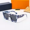 Designer sunglass Marbling Adumbral Mode Zonnebrillen Voor Mannen Ontwerpers Luxe Hoge Kwaliteit Zonnebril Vrouwen Heren Sunglass D2110275HL