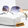 Men Women designer 2996 Sunglasses Fashion Oval Sun glasses UV Protection Coating Mirror Lens Frameless Color Plated Frame Come With Box