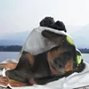 Battaniyeler Köpek Dachshund Örgü Battaniye Polar Hediye Hayvan Köpekleri Sevgilisi Sıcak Uçak Seyahat Yatağı Yatağı Rugblankets