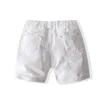 Roupas florais para meninos Kids Configure camisa de manga curta de verão Tampa de shorts rasgados 2pcs Roupas de roupas de menino