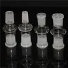 10 Styles Glass Adapter For Hookah Oil Rigs Bong Adaptor Bowls 14mm Male to 18mm Female glass reducer converter adapters Quartz Banger Smoking Water Pipes