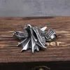 Rostfritt stål thewitcher smycken guiden 3 Wild Hunt Game Pendant Necklace Geralt Wolf Head Halsband med trälåda 2208056125171486053