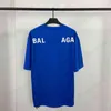 Designer Summer Balencigas Women Fashion Brand Paris Before and after the letter Classic Pop Family Short Sleeve T-shirt Men And Women With The Same Balanciaga
