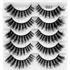 5Pairs/set 8d 15-26mm fluffy false eyelashes curl thick dramatic american styles party reusable faux lashes