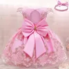 Girl's Dresses Baby Girls Christmas Dress 3 6 9 12 18 24 Months Toddler Born Lace Princess 1 Year Old Birthday Party CostumeGirl's