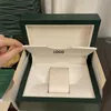 Watch Box Cases Factory Supplier Green Original Wooden Box Papers Card Cancustization Watchewatch Caseswatch