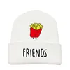 Beanie/Skull Caps 2022 Cartoon Printed Knitted Hat For Men And Women With Warm Cold Leisure Line Velvet Scot22