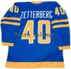 NIK1 35 Henrik Lundqvist 팀 스웨덴 40 Henrik Zetterberg 4 Hjalmrsson 6 Anton Stralman 21 Filip Forsberg Hockey Jersey Custom 모든 이름과