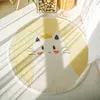 Cute Round Carpet Bedroom Bedside Blanket Floor Mats Childrens Room Baby Crawling Cartoon Mats Machine Washable