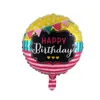 Décoration en gros 18 pouces ballons d'anniversaire 50pcs / lot décorations de fête d'anniversaire en papier d'aluminium de nombreux modèles mélangés FT3630 F0526Q04