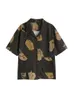 Cheerart Musashi Ukiyoe Japon Sokak Giyim Kadın Bluzlar Gömlekler Kısa Kollu Düğme Gömlek Estetik Yaz Üst Kıyafetleri 220527