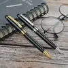 Startseite Kugelschreiber Business-Stift Gold Silber Metall Unterschrift Stift Schule Student Lehrer Schreiben Geschenk Büro Geschenke ZC1209