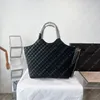 Black Tote Women Totes Borsa Donna Designer Icare Shopping Bag Spalla Borse da spiaggia Borse da designer Borse da donna Luxurys 2206212