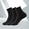 Men's Socks Pairs Men's Cotton Style Black Business Dress Men Soft Summer Deodorant High Quality Male Sox GiftMen's