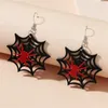 Halloween Earrings Festive Supplies Acrylic Spider Ghost Skull Pumpkin Ear Drop Pendants Gift