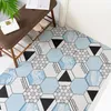 Carpets Nordic Geometry Carpet Welcome Home Door Mat PVC Silk Loop Floor Entrance Kitchen Bath Non-Slip Doormat