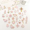 30pcs/pack 30Pcs Mixed Cute Enamel Charms Pendant DIY Bracelet Neacklace For Jewelry Making