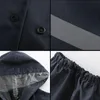 Men's Jackets Men's Unisex Adults Waterproof Raincoat Long Trench Womens Mens Rain Coat Jacket Men Black Camping Rainwear