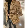 fashion women suit designer clothes blazer with full letters spring new released tops