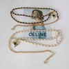 belt111 and Ladies Metal Chain Dress Decoration Fashion Temperament Rope Peach Heart Navel Classic Women Designer Party Belt