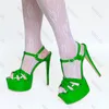 Olomm 2023Handmade Women Platform Sandaler Stiletto High Heels Open Toe Pretty Burgogne Red Party Shoes Ladies Us Plus Size 5-20