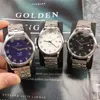 腕時計パブロ・レズ100％ステンレス鋼の男腕時計豪華なファッション時計日付付き蝶のロックカレンダークォーツムーブメントウォッチHEC