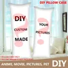 DIY CUSTED MADE ANIME HING BODY PILLOW Корпус напечатан только один для вас, бросайте подушку для домашнего постельного белья 220607