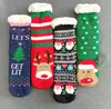 Stock Christmas Knit Socks Cartoon Xmas Treehouse Womens grossa Sherpa Fleece forrado meias térmicas Decorações de Cristmas 16styles